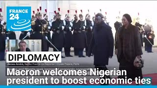 Macron welcomes Nigerian president in first state visit since 2000 • FRANCE 24 English