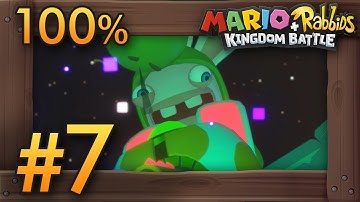 Mario + Rabbids Kingdom Battle - 100% Walkthrough Part 7 | World 3 Until Mid-Boss
