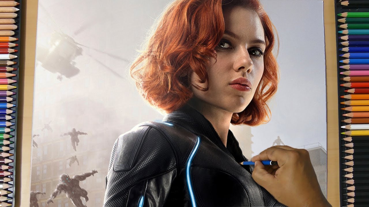 COMO DIBUJAR A VIUDA NEGRA THE AVENGERS ENDGAME A COLOR I DRAW BLACK WIDOW  FROM AVENGERS ENDGAME - thptnganamst.edu.vn