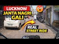 Lucknow Janta Nagri Ki Gali | Real Street Life of Lucknow | Moto Vlog#lucknow #jantanagri #rider