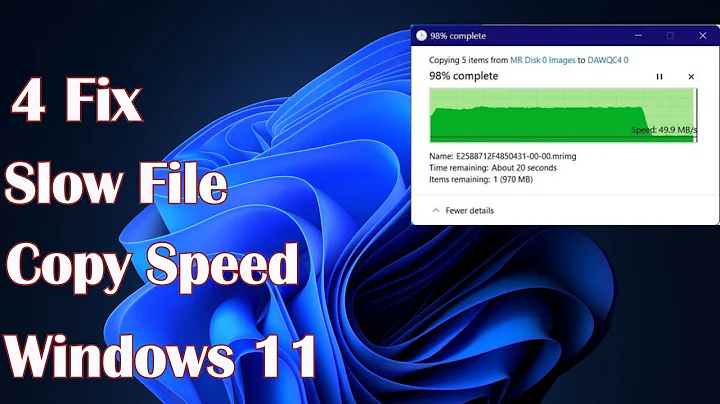 Slow File Copy Speed in Windows  11 - 4 Fix