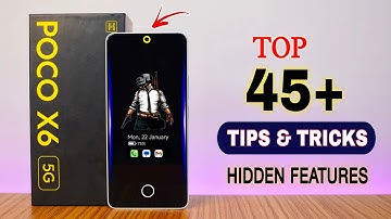 Poco X6 5G Tips and Tricks | Poco X6 5g hidden features 45+ tips & tricks | hidden settings