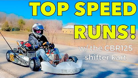 Shifter Kart Build | Pt. 7 - Top Speed Runs