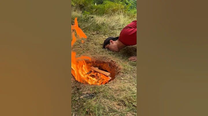 Bushcraft skills underground #bushcraft #survival #camping #underground #outdoors #forest