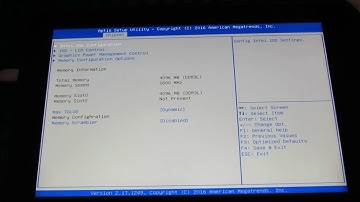 Cube iWork 10 Flagship Tablet BIOS Settings