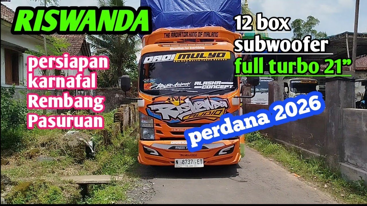 Riswanda one sudah ready nunggu waktu pemberangkatan karnafal di Pasuruan #riswanda #riswandaaudio 