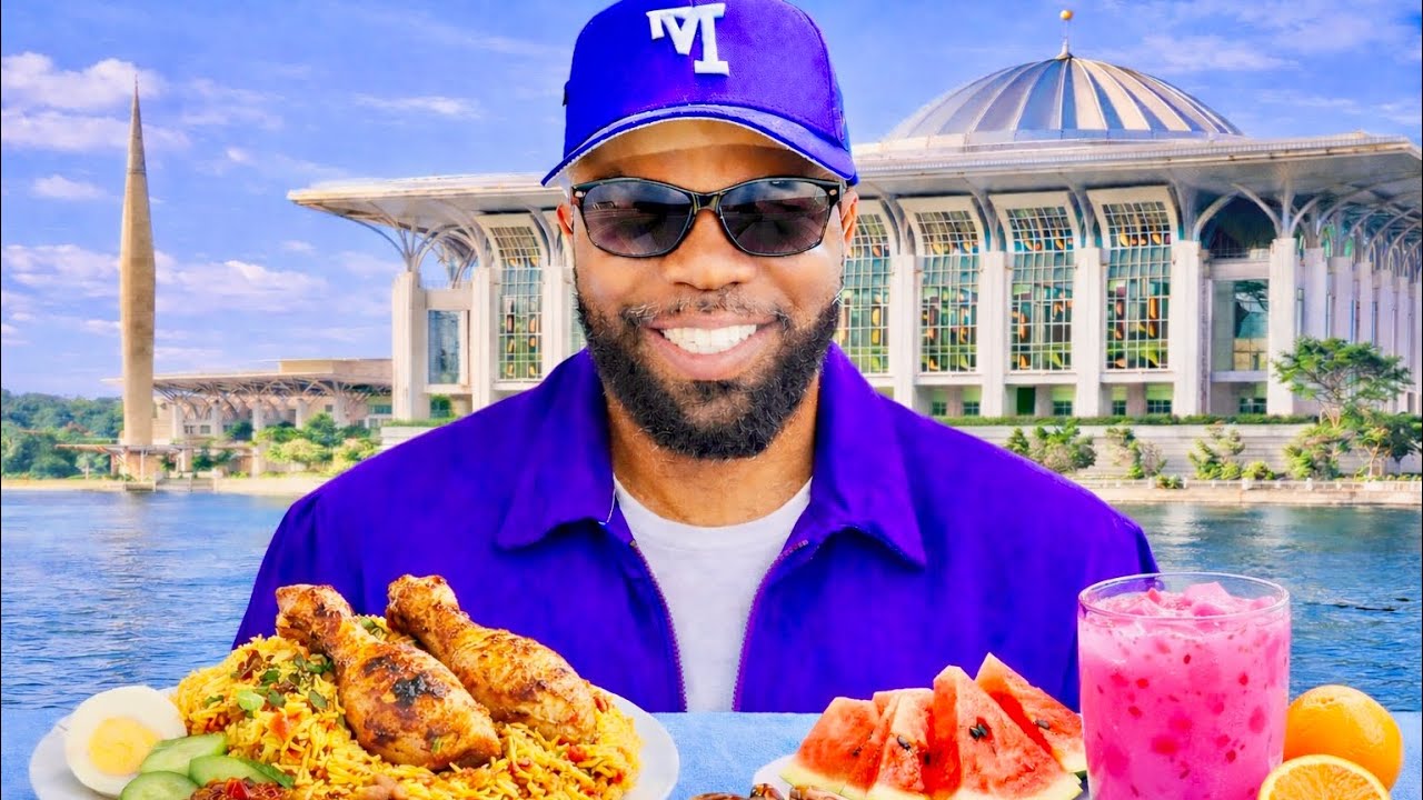 Foreigners Join Ramadan Iftar at Malaysia’s Iron Mosque Putrajaya!