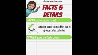 Achor Charts with Ms. Arwood: Facts and Details