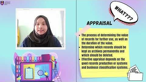 ASSIGNMENT 3 ASM501 RECORDS APPRAISAL PROCESS