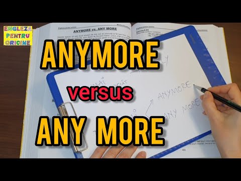 Lecţia # 239 – ANYMORE versus ANY MORE – se traduc la fel, dar se folosesc diferit 🤔❓️