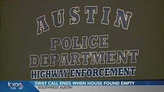 SWAT call ends in southwest Austin