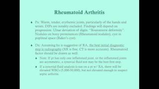 Rheumatoid Arthritis - CRASH! Medical Review Series
