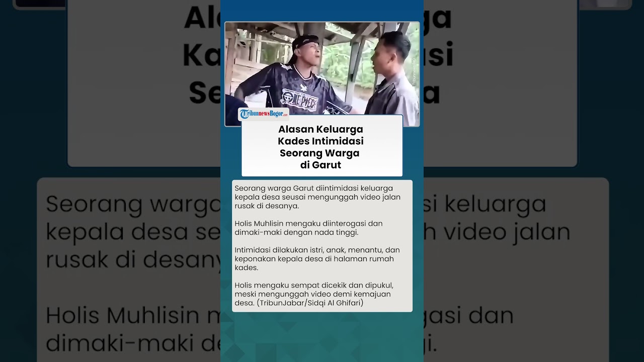 ALASAN KELUARGA KADES Intimidasi Warga di Garut, Tak Terima Unggahan Video di FB