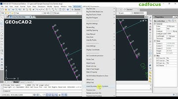 GEOsCAD2 v.17: Cross Section