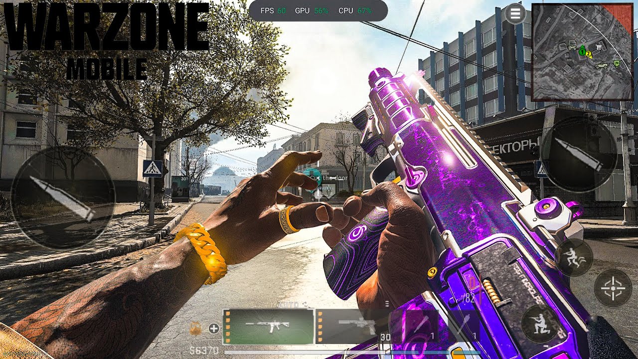 WARZONE MOBILE SMOOTH 60 FPS GAMEPLAY 