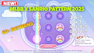 ALL SANRIO PATTERNS MLBB 2025 | MLBB X SANRIO DRAW PATTERNS MOBILE LEGENDS