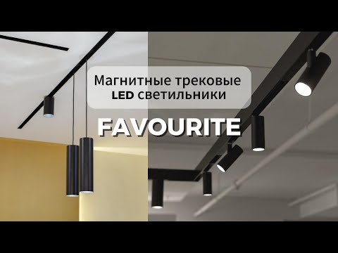 Трековый магнитный светильник FV-AF-18W-A, видео 1