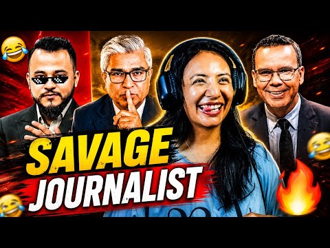 QUESTIONS KO JHATKA ||SAVAGE JOURNALIST 😂😂|| MEME KO JHATKAA