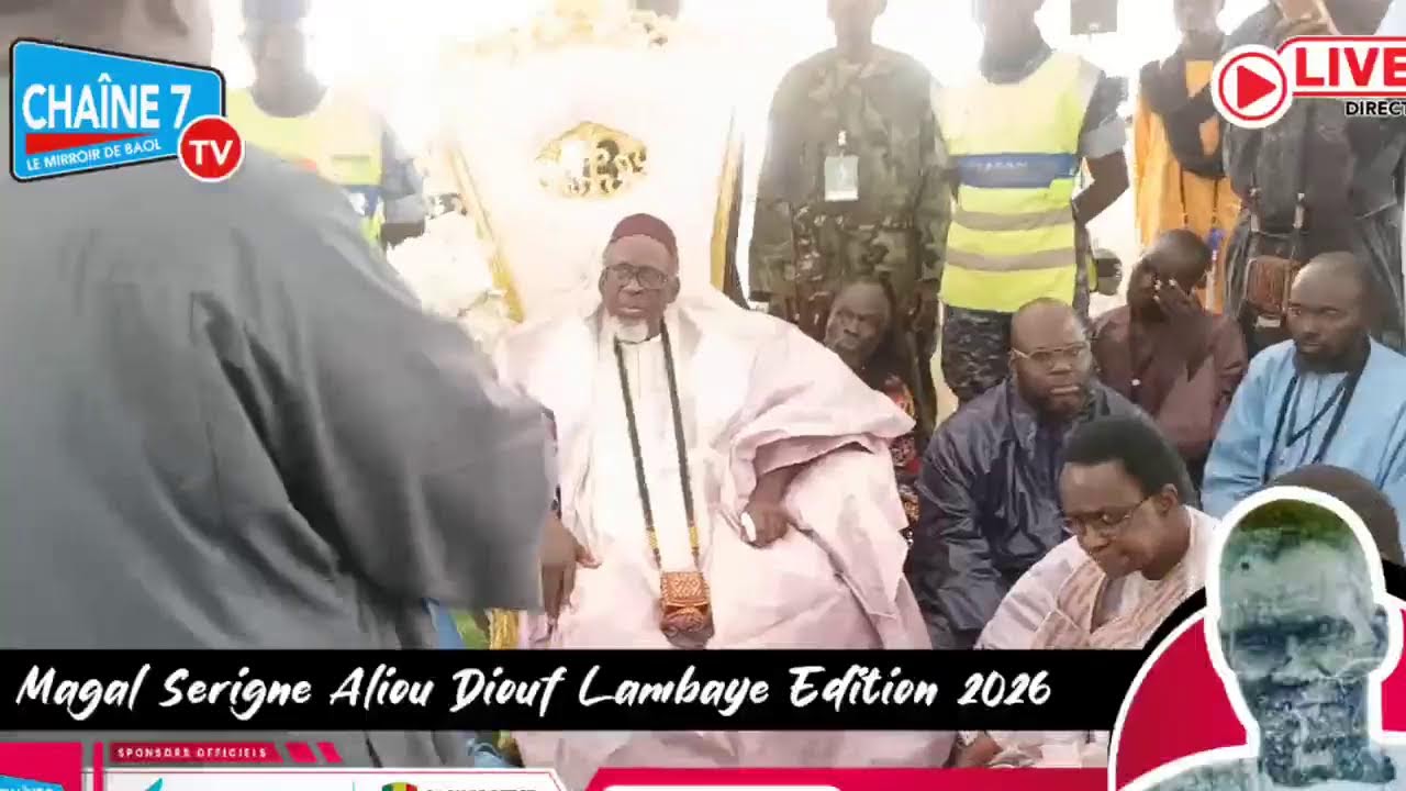 EN DIRECT MAGAL SERIGNE ALIOU DIOUF LAMBAYE CHEZ SERIGNE THIERNO DIOUF LAMBYE