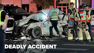 Teen indicted after driving over 80 mph, running red light, killing 2 in accident