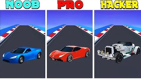 NOOB vs PRO vs HACKER in Race Master 3D