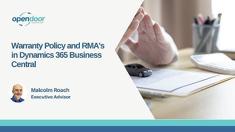 Warranty Policy and RMA