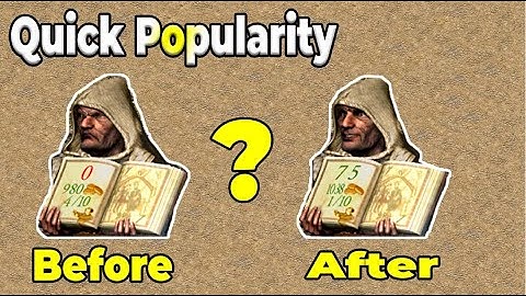 Quickest Way Get Popularity 0 to 75 | Stronghold Crusader Popularity Trick