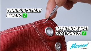 Tutorial on Repainting Shoes Without Getting the Threads