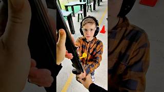 POV teaching safe gun handling with the @Kids_SAFE_Fdn! #shorts