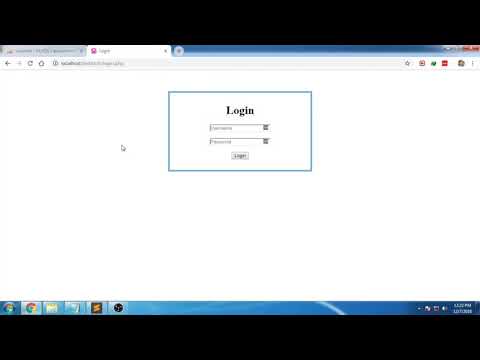 Simple PHP MySQL system LOGIN tutorial - WAMP ep. 1