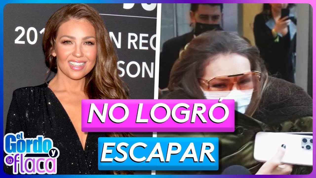 ¡Thalía trató de pasar desapercibida en Nueva York! | El Gordo y La Flaca