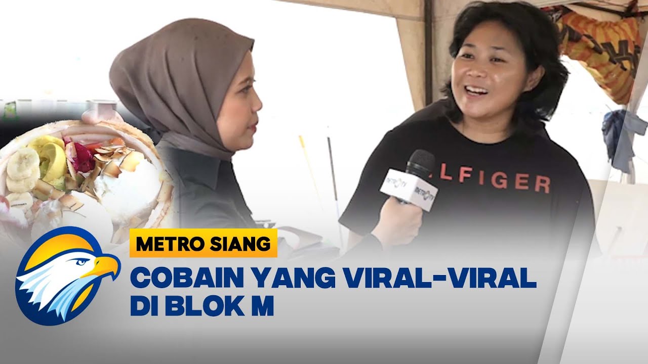 Libur Panjang, Muda-Mudi Berwisata Kuliner di Blok M - [Metro Siang]