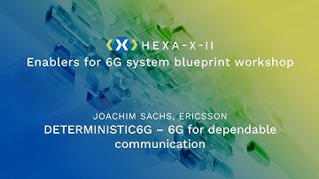 Hexa-X-II Jan24 workshop Session 4 on 6G for Dependable Communication with Joachim Sachs (Ericsson)
