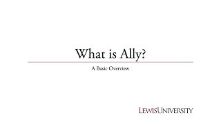 What is Ally? - A Basic Overview screenshot 5