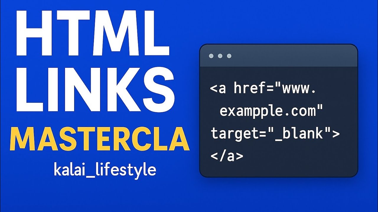 Build Navigation with HTML Links:Menus, Buttons,Internal Anchors | 