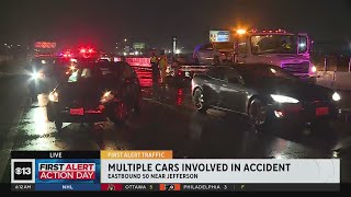 Sacramento freeways are a mess Monday morning as more rain arrives
