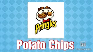 Pringles Logo Pixel Art (X2)