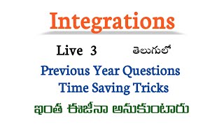 Integrations Live 3 in Telugu || Root Maths Academy