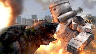 Giant Mecha Death Robot Takes On Giant Kaijus! - Kaiju Arisen