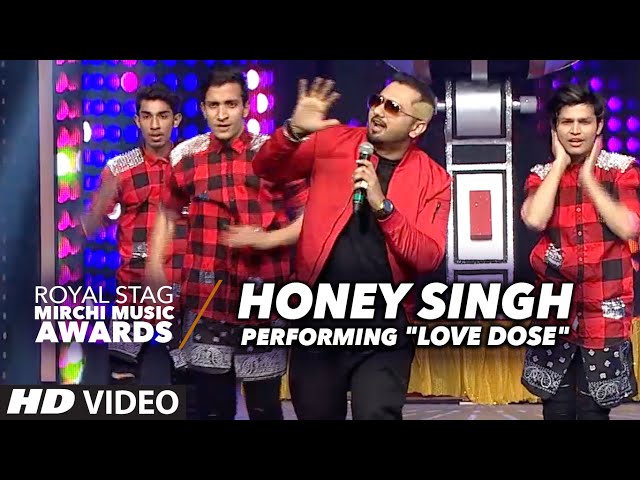 Honey Singh Heart Pumping Performance"LOVE DOSE" At The Royal Stag Mirchi Music Awards 2016