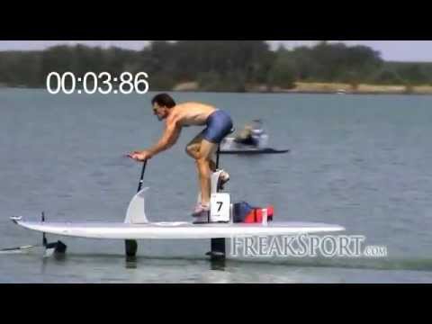 Waterbike Hydrofoil 100m Sprint in 14:11s - YouTube
