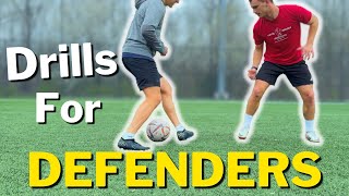 Complete Fullback Training Session | 1v1 Defending, Crossing, & Dribbling