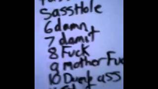All 13 bad words ^_^