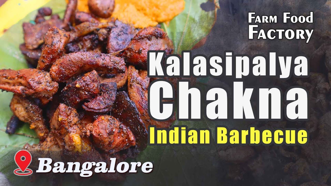 Kalasipalya Mutton Chakna  Indian Barbecue  Bangalore Street Food