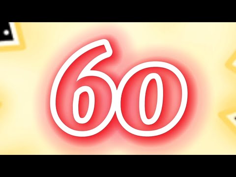60 SECONDS COUNTDOWN TIMER WITH ANIMATION AND SOUND EFFECT #countdowntimer #60seconds