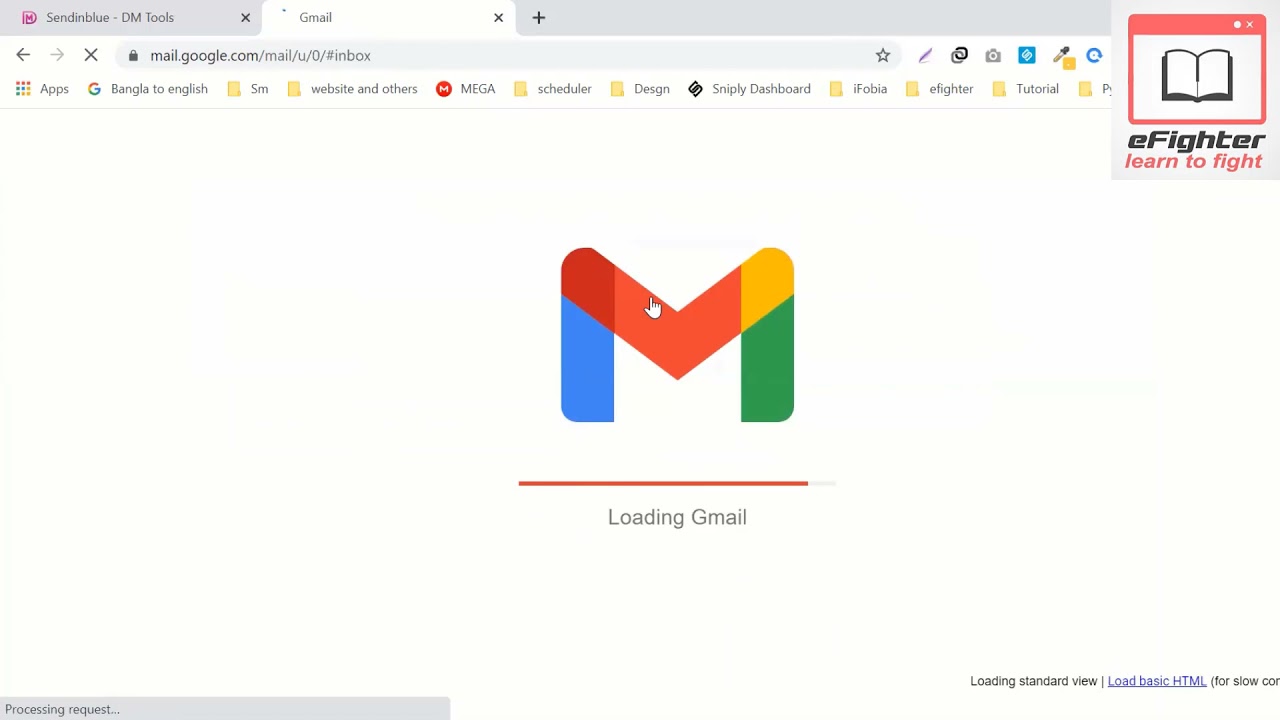 SendinBlue account sign up | eFighter