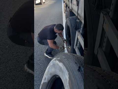 Fast changed tires on street thumbnail