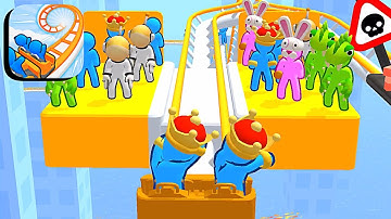 Runner Coaster ​- All Levels Gameplay Android,ios (Levels 179-180)