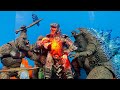 Godzilla vs Kong vs mecha Godzilla epic battles 2 versions