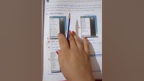 class 3 IT chapter 8 ( Notepad)